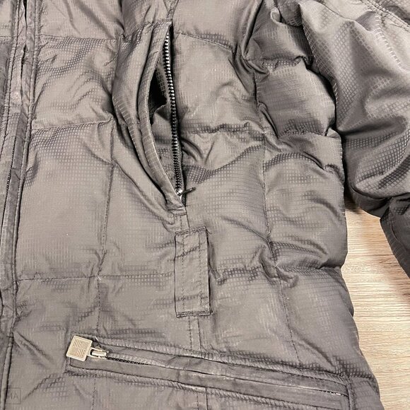 Woolrich Women's Duck Down Jacket/Coat Quilted Winter Size L Black - Picture 6 of 13